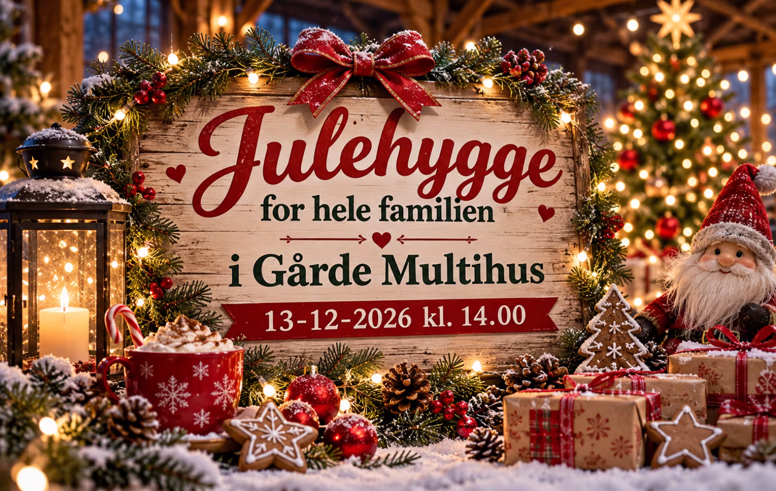 Julehygge for hele familien i Gårde Multihus