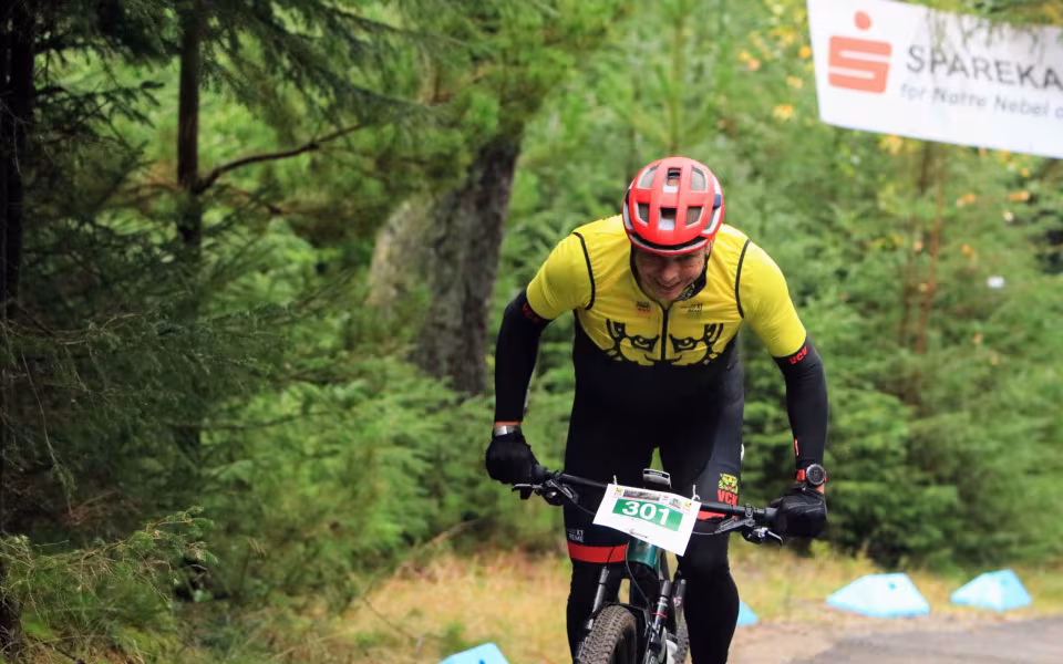 Mountainbike ryttere imponerede trods vådt vejr