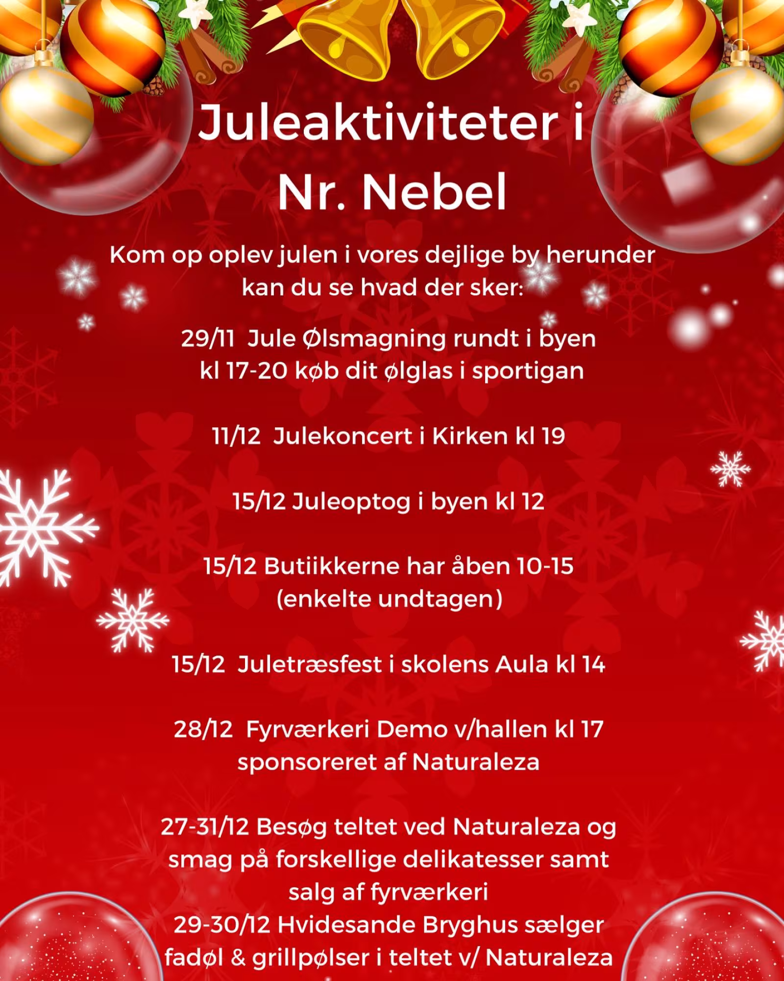 Juleaktiviteter i Nr Nebel