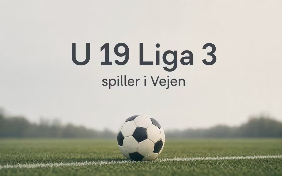 U 19 Liga 3 spiller i Vejen
