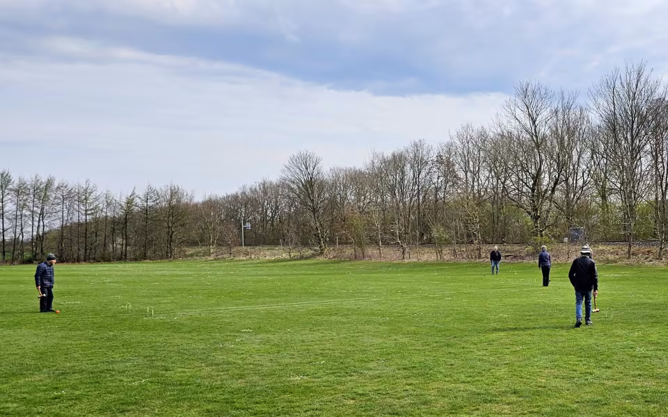 Tistrup Krocket og Krolfklub har omkring 50 medlemmer.