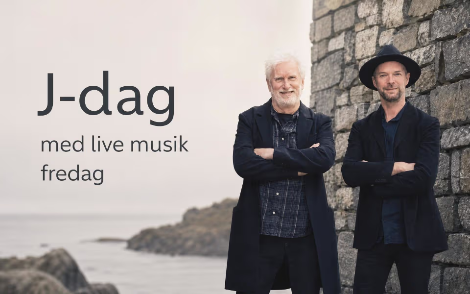 J-dag med live musik fredag