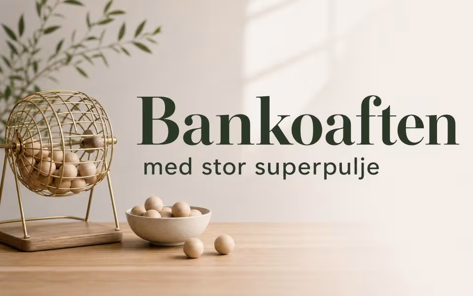 Bankoaften med stor superpulje