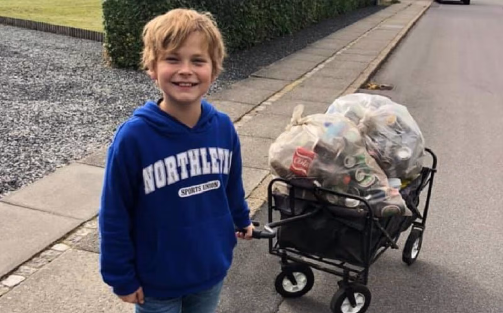 11-årige Oliver samler ind til Knæk Cancer