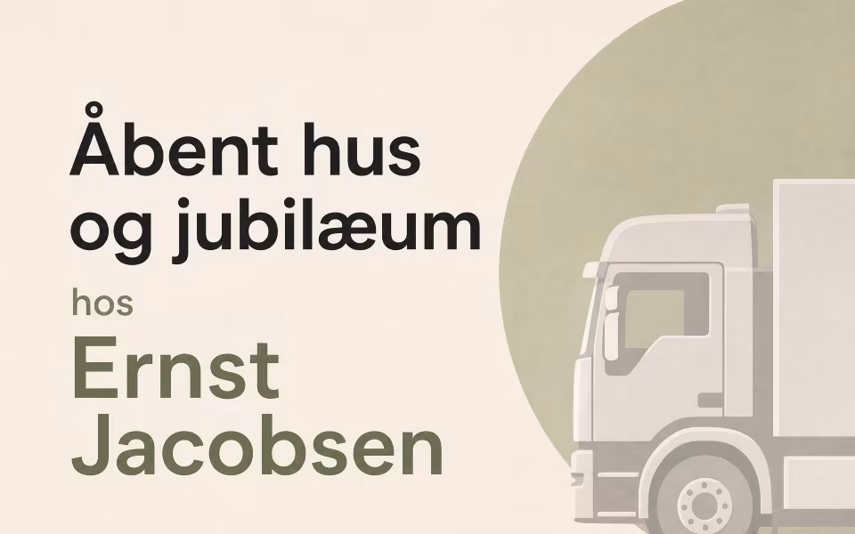 Åbent hus og jubilæum hos Ernst Jacobsen