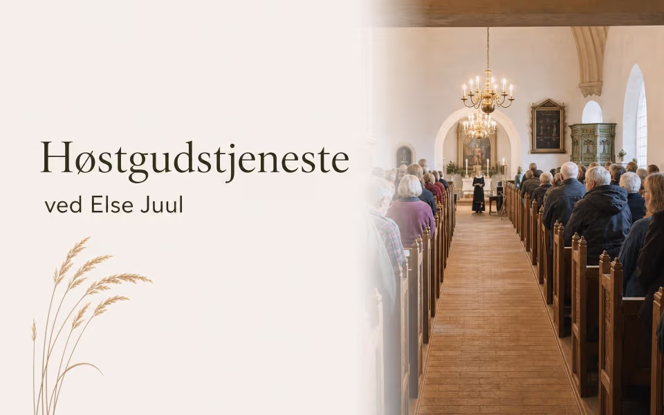 Høstgudstjeneste ved Else Juul
