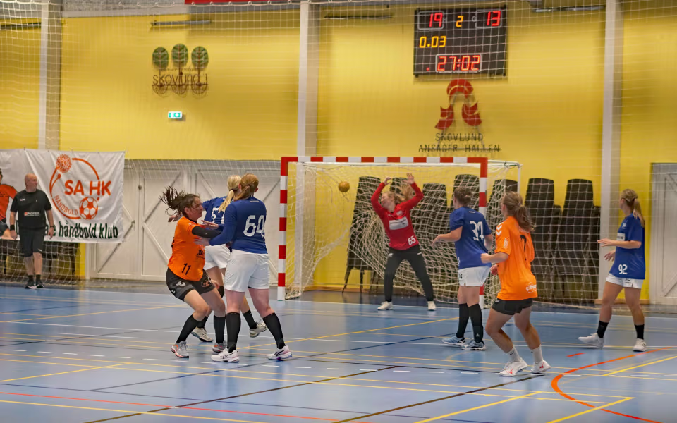 SAHK damehåndbold 3. division spillede 22-14 på hjemmebane mod Odense DHG