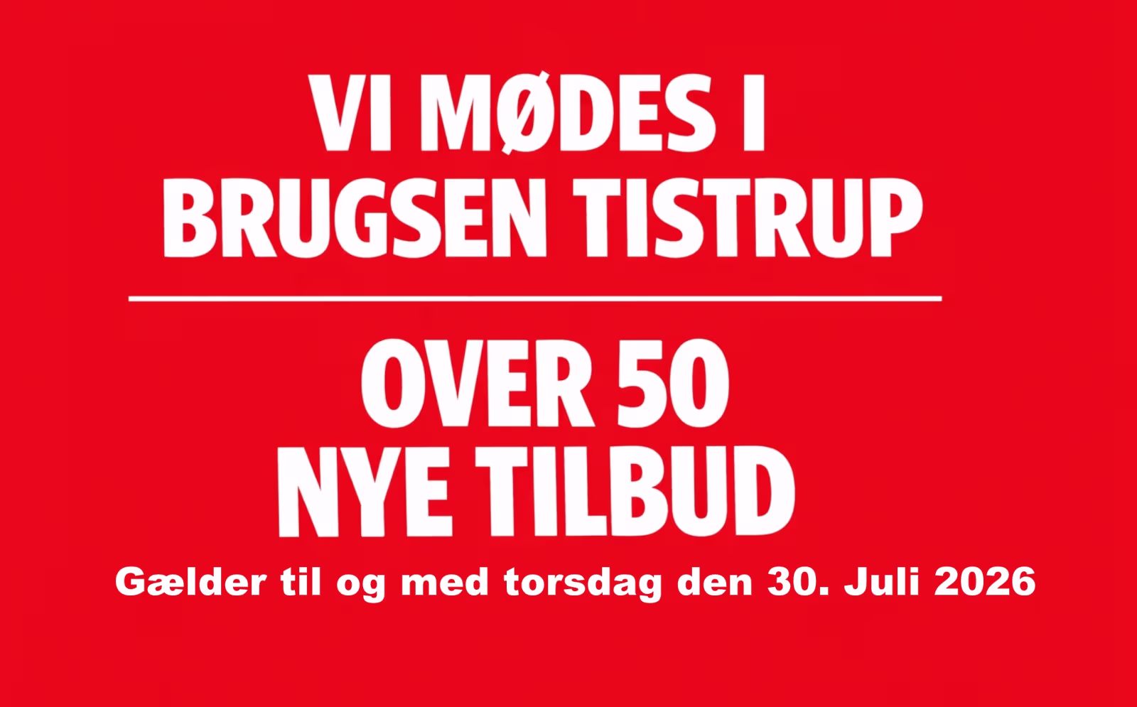 Over 50 nye tilbud fra Brugsen Tistrup