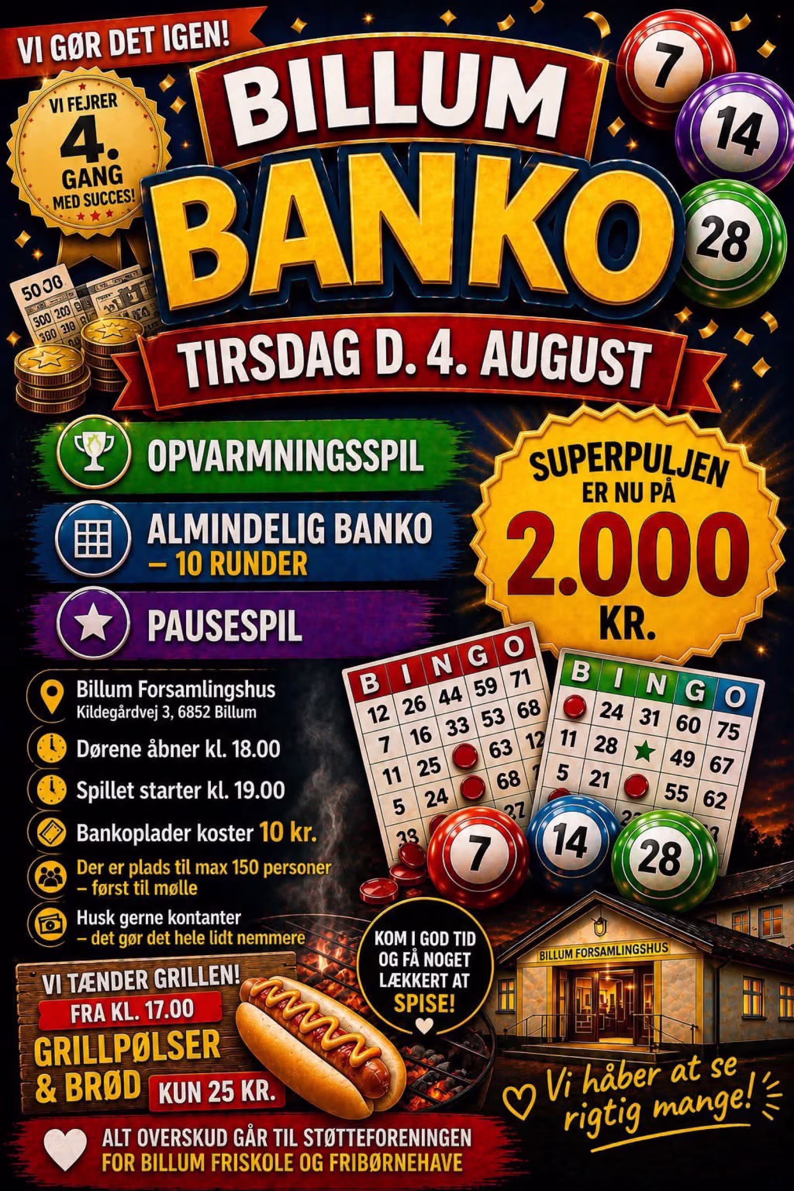 Bankokuglerne ruller igen i Billum