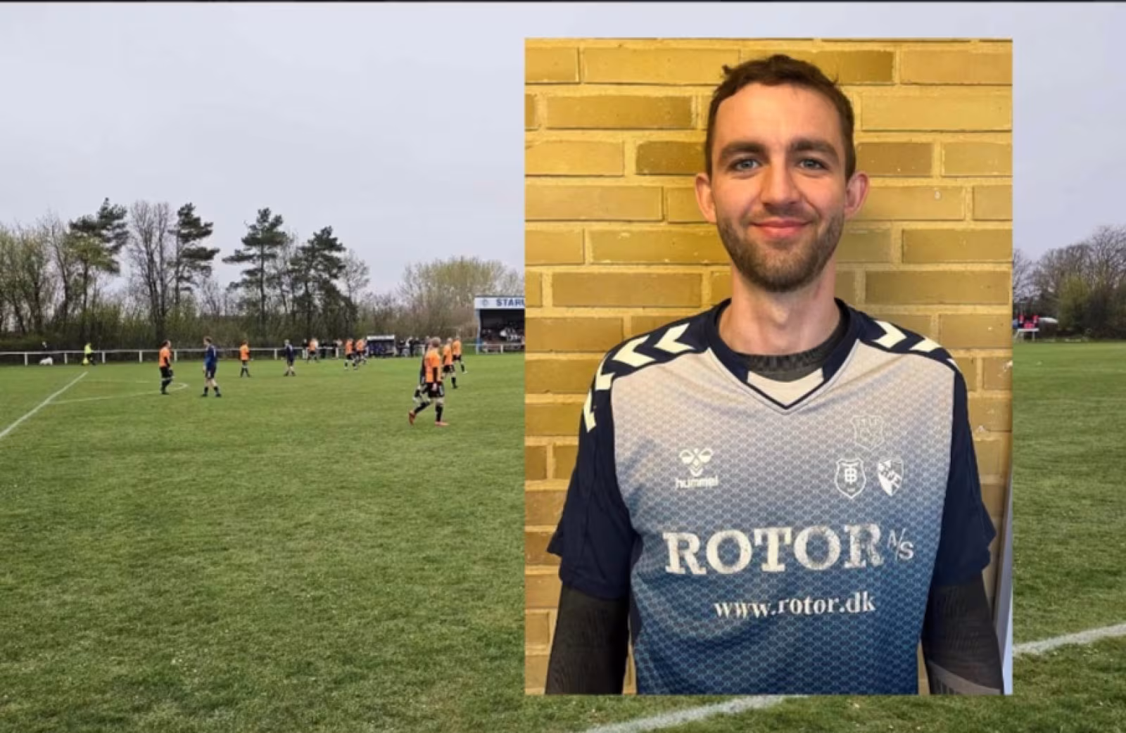 Fodbold serie 2, kampens HTS spiller mod Helle FC