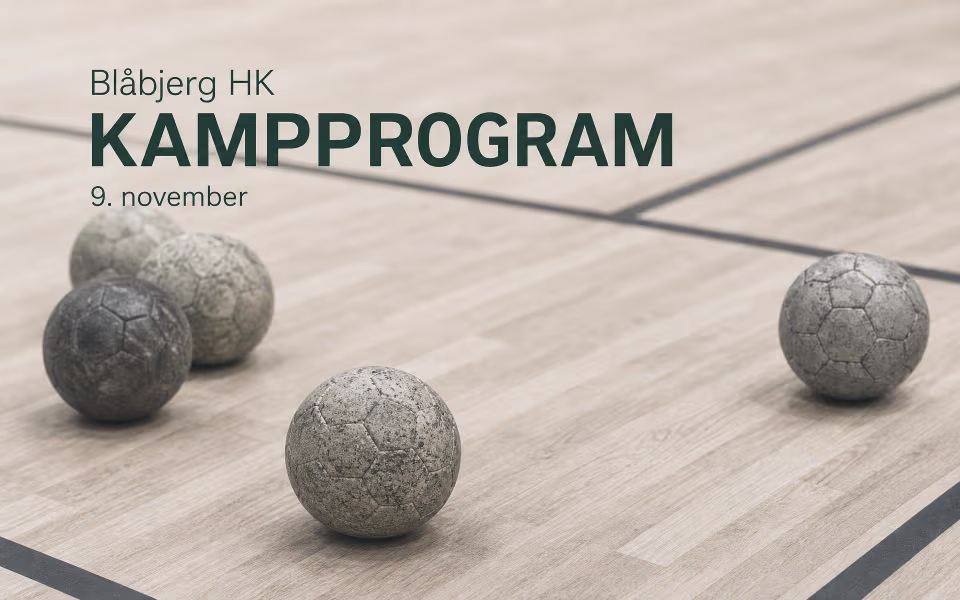 Blåbjerg HK kampprogram 9. november