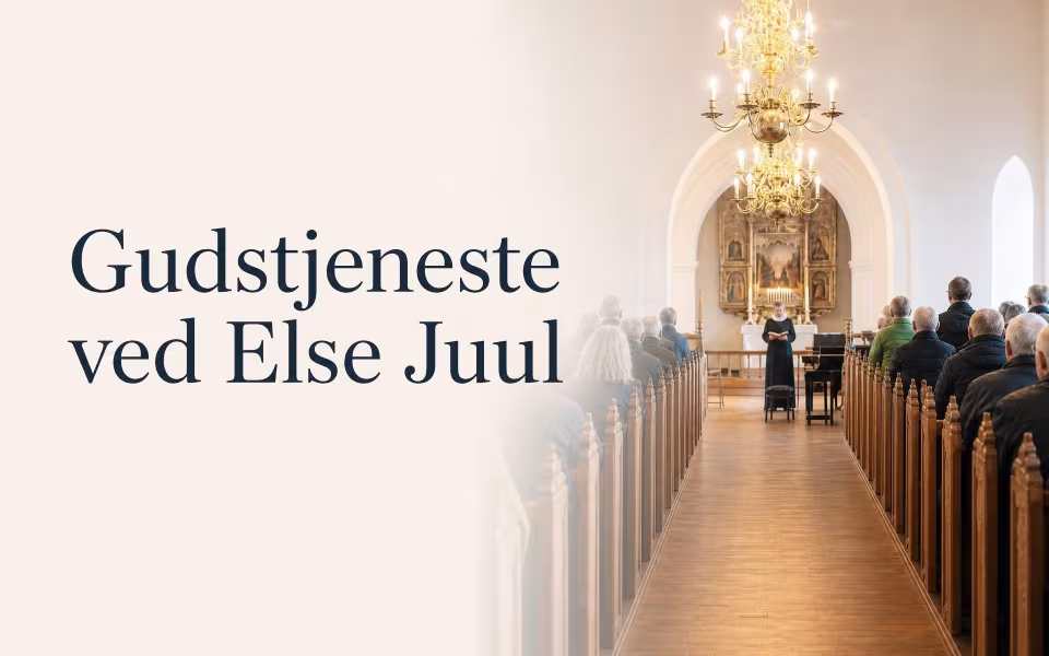 Gudstjeneste ved Else Juul