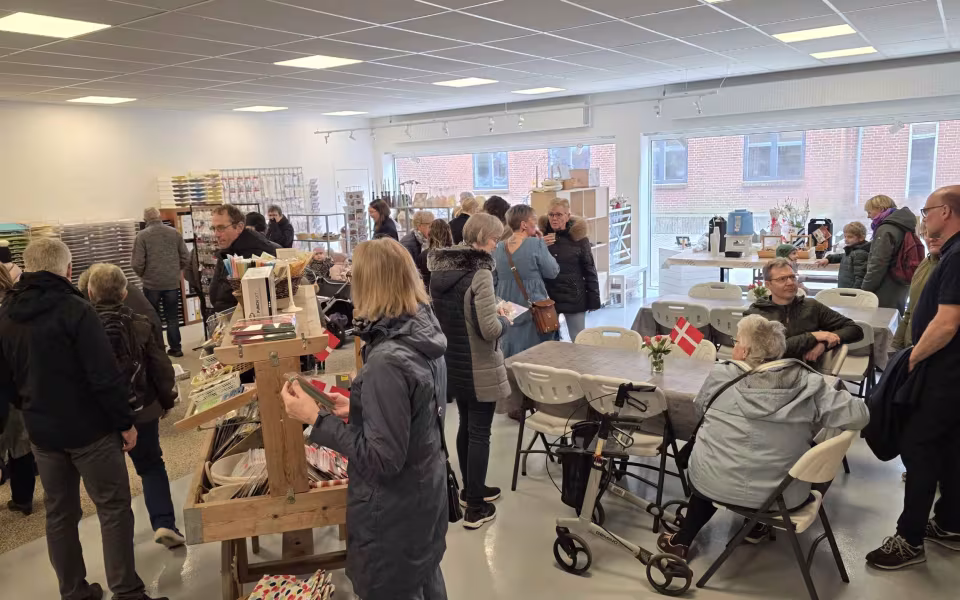 Stor opbakning til åbningsfest i Ølgod midtby