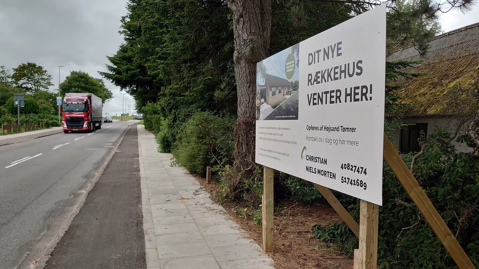 Nye rækkehuse på Vesterhavsvej