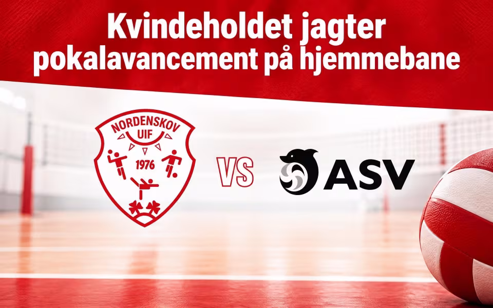 Kvindeholdet jagter pokalavancement på hjemmebane