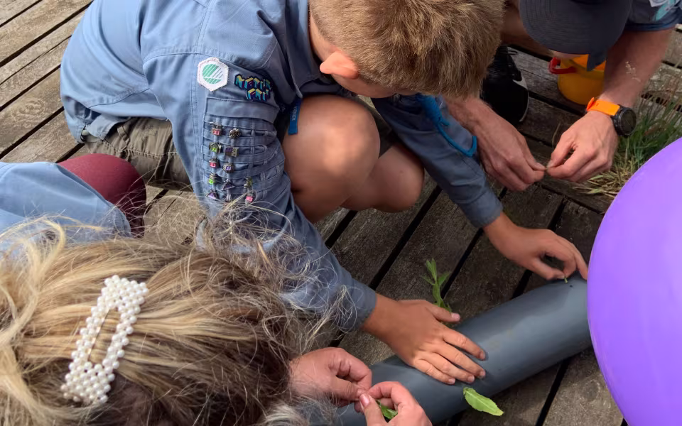 Ansager FDF på sommerlejr