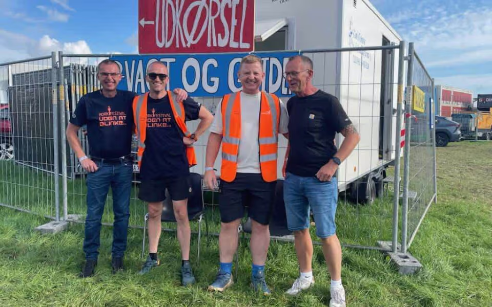Tak for hjælpen til festivalen