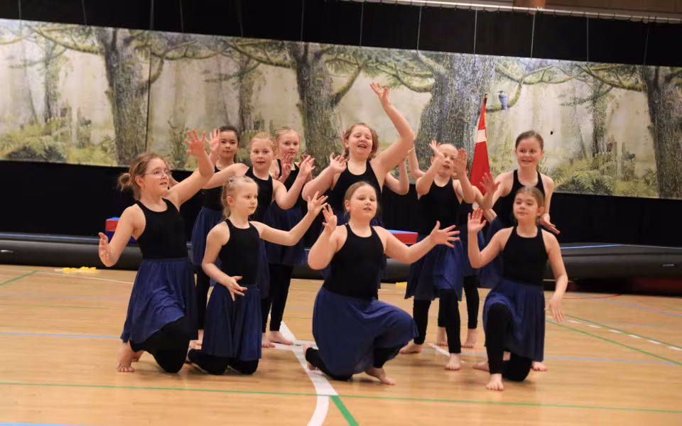 Forårsstemning i Outrup med GUB Gymnastik