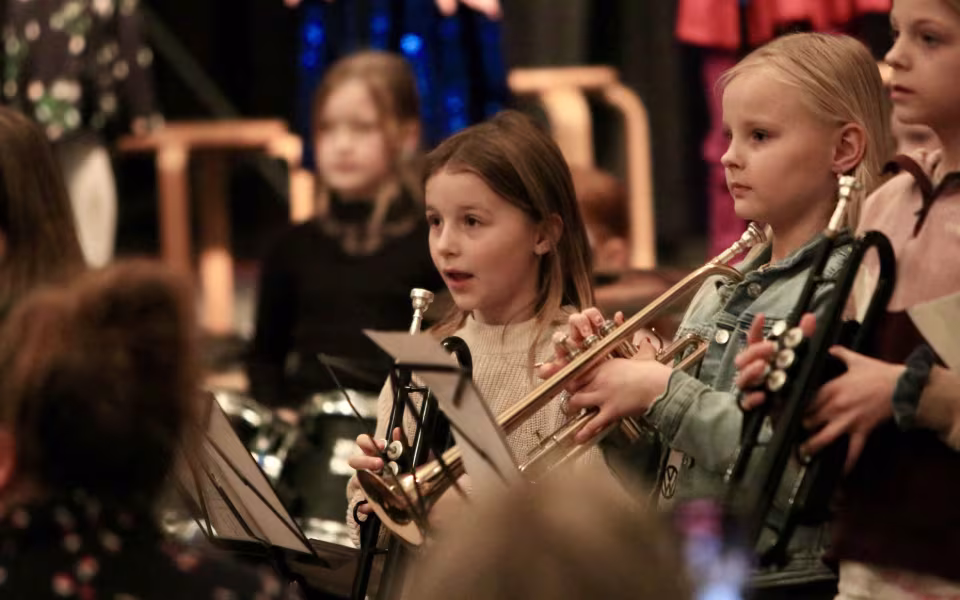 Børn oplever musikken i Varde
