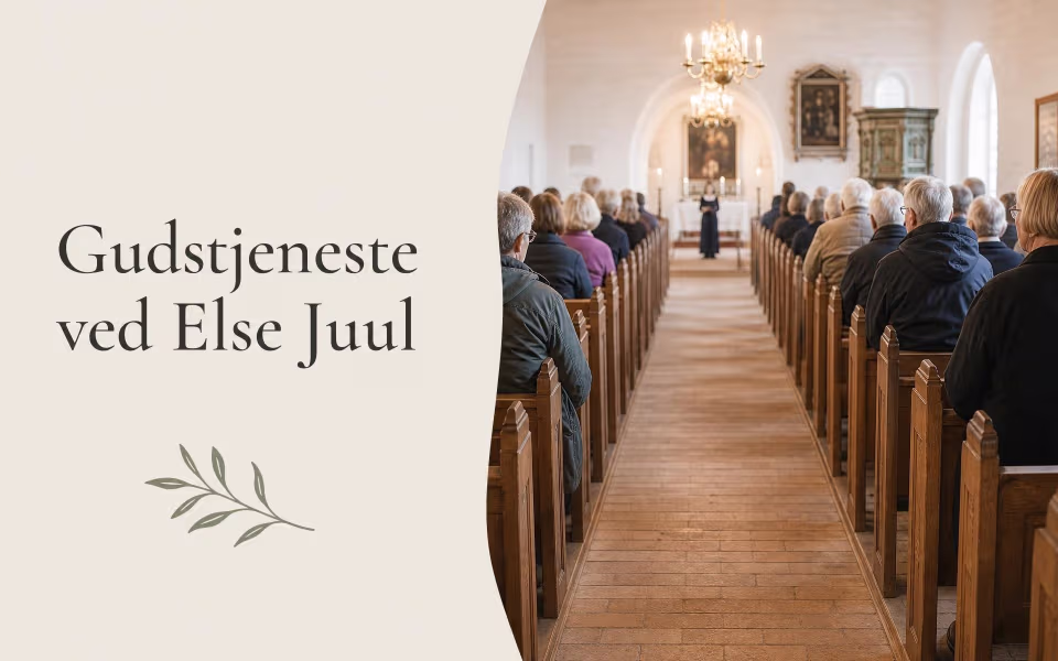 Gudstjeneste ved Else Juul