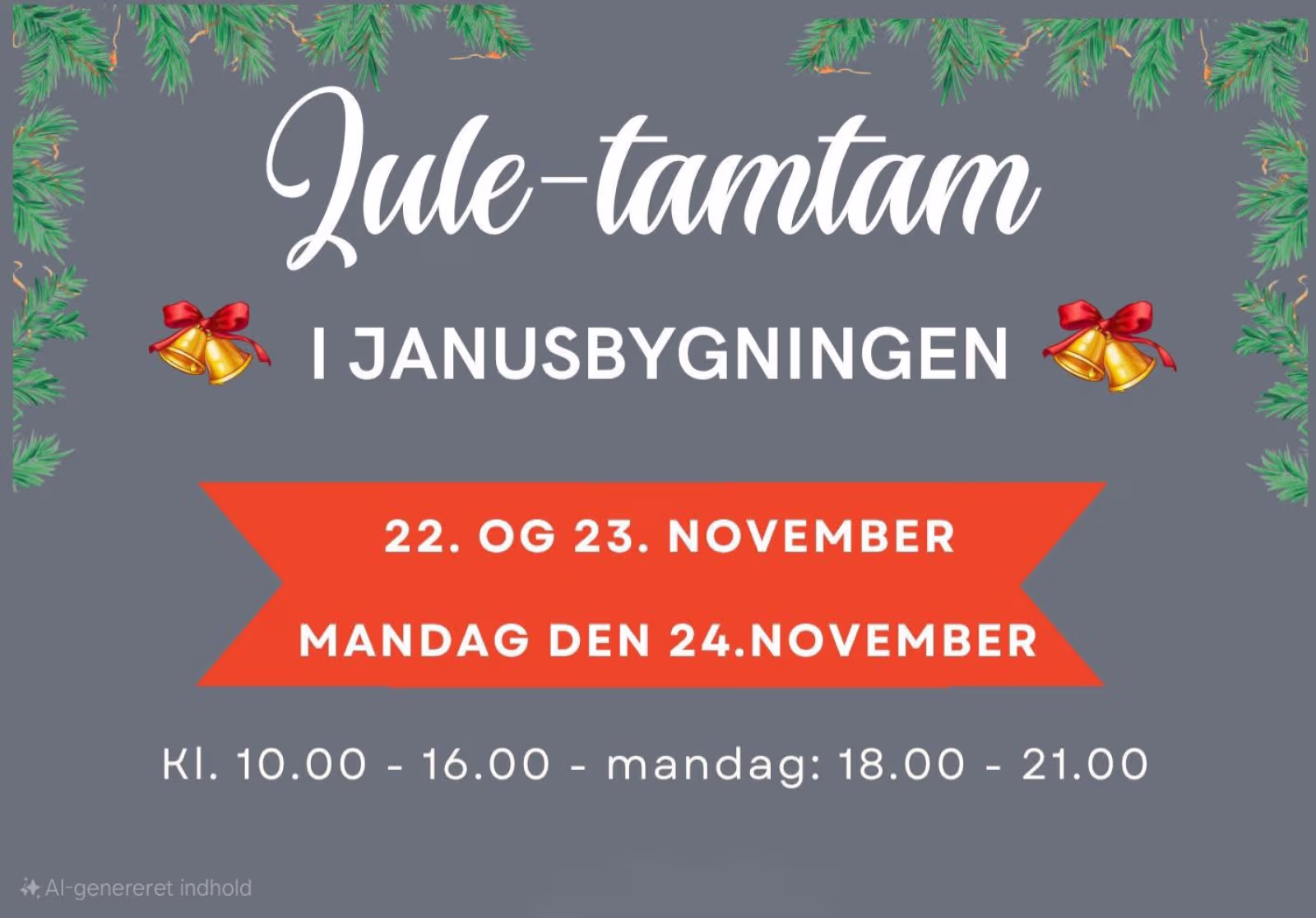 Jule-tamtam i JANUSBYGNINGEN