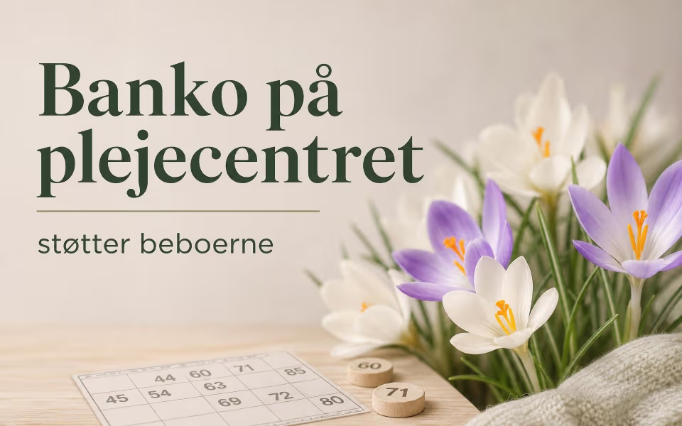 Banko på plejecentret støtter beboerne