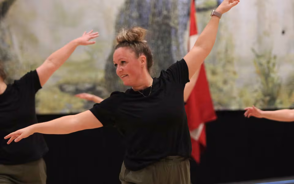 Forårsstemning i Outrup med GUB Gymnastik