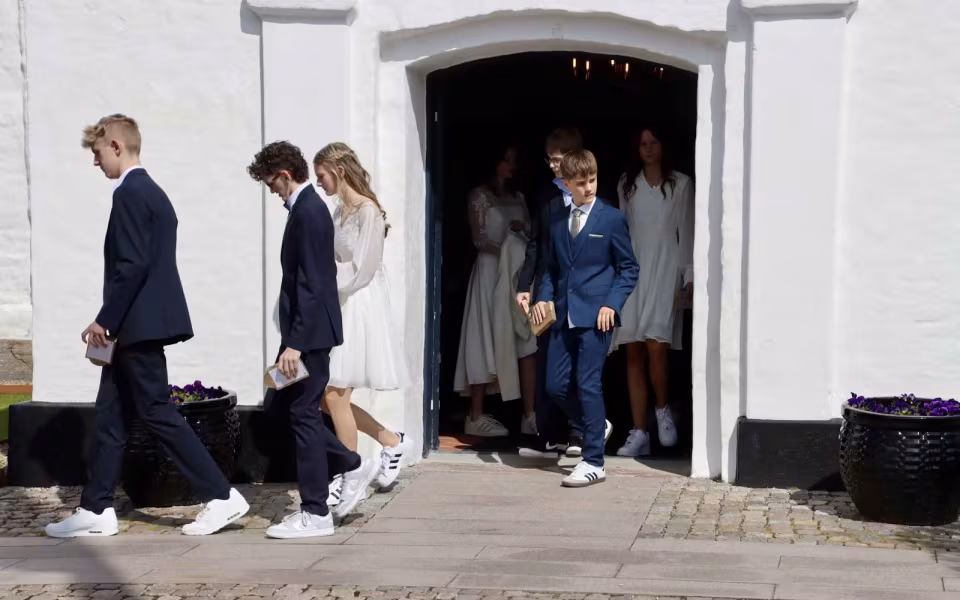 Solrig konfirmation i Outrup Kirke