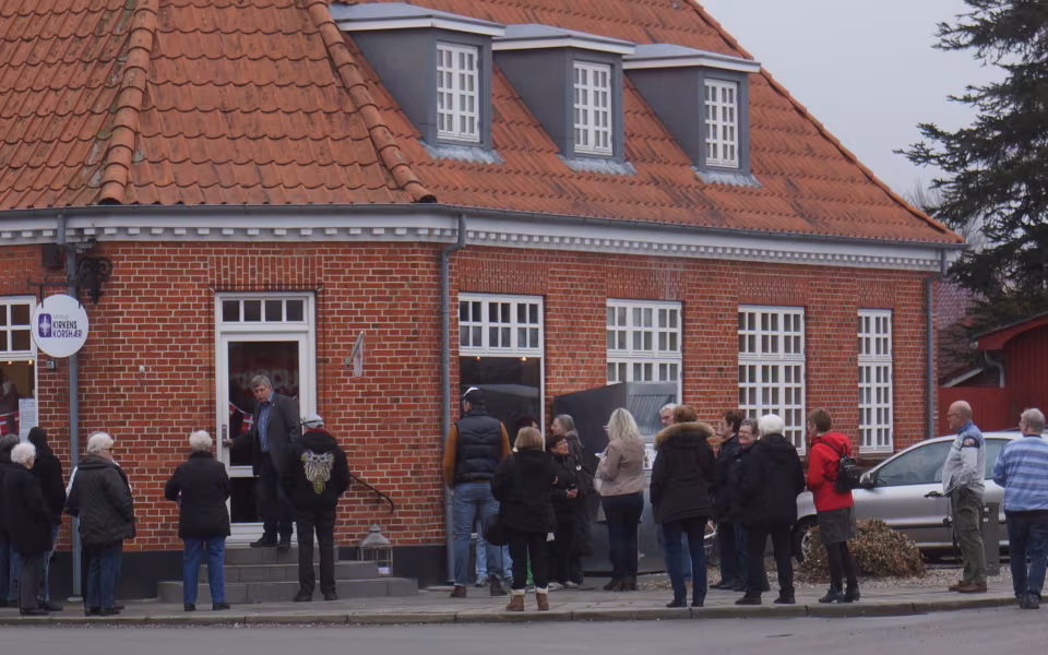 Åbning af Kirkens Korshærs genbrug i Ansager