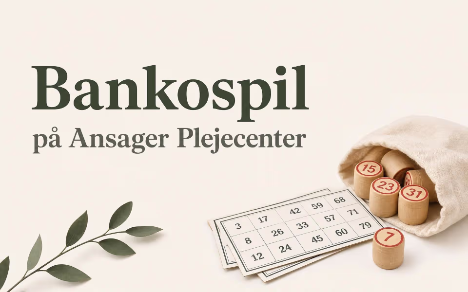 Bankospil på Ansager Plejecenter