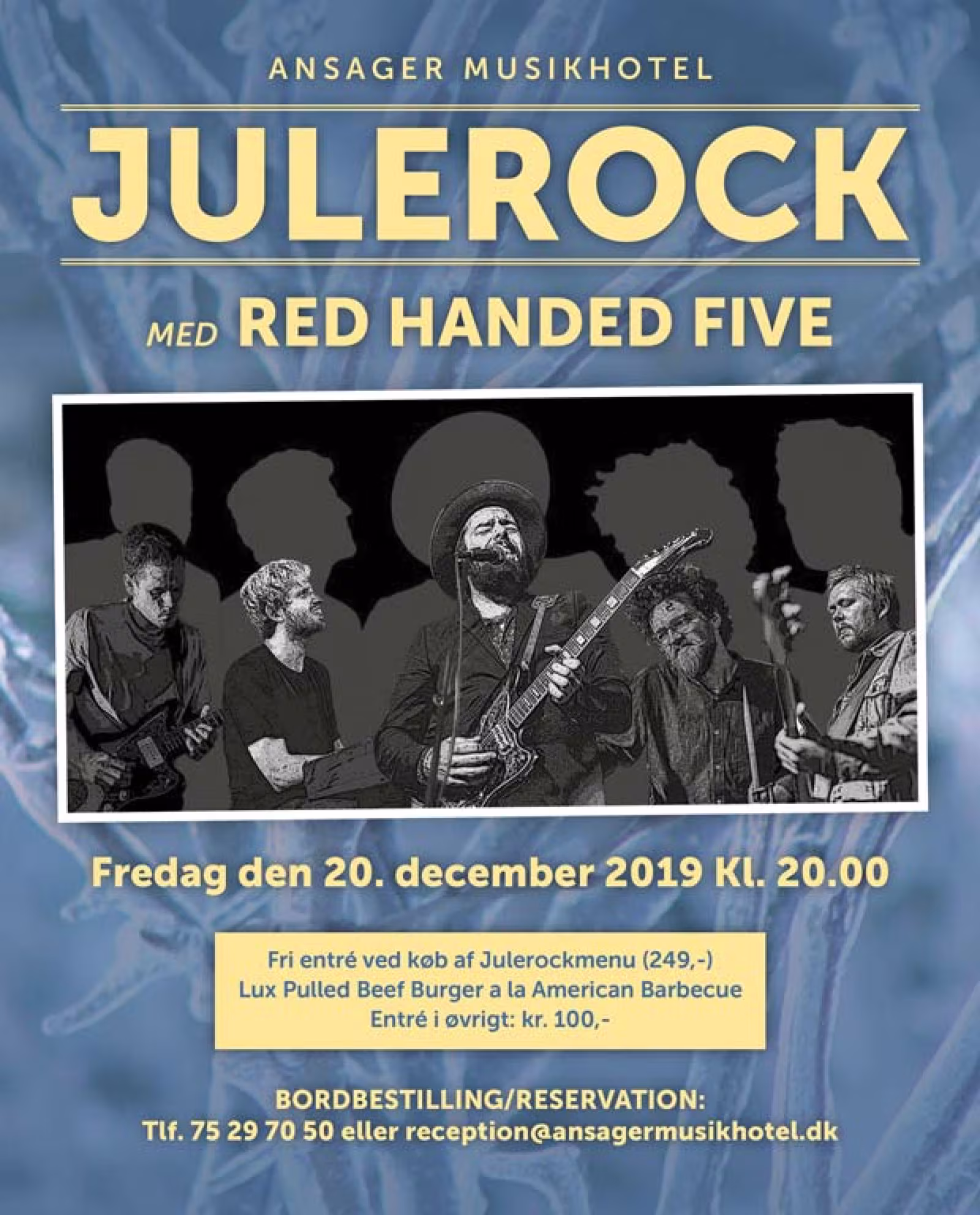 Red Handed Five med Born On The Bayou. Se video på youtube.