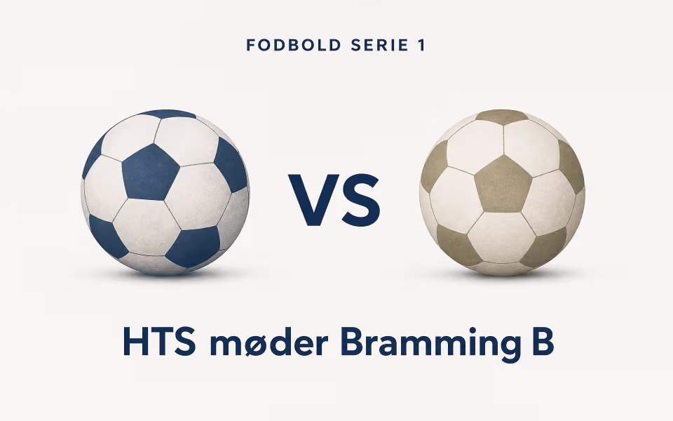 Fodbold serie 1. HTS møder Bramming B