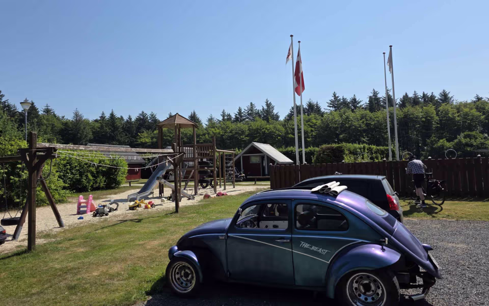Loppemarked på Ølgod Camping blev en varm fornøjelse