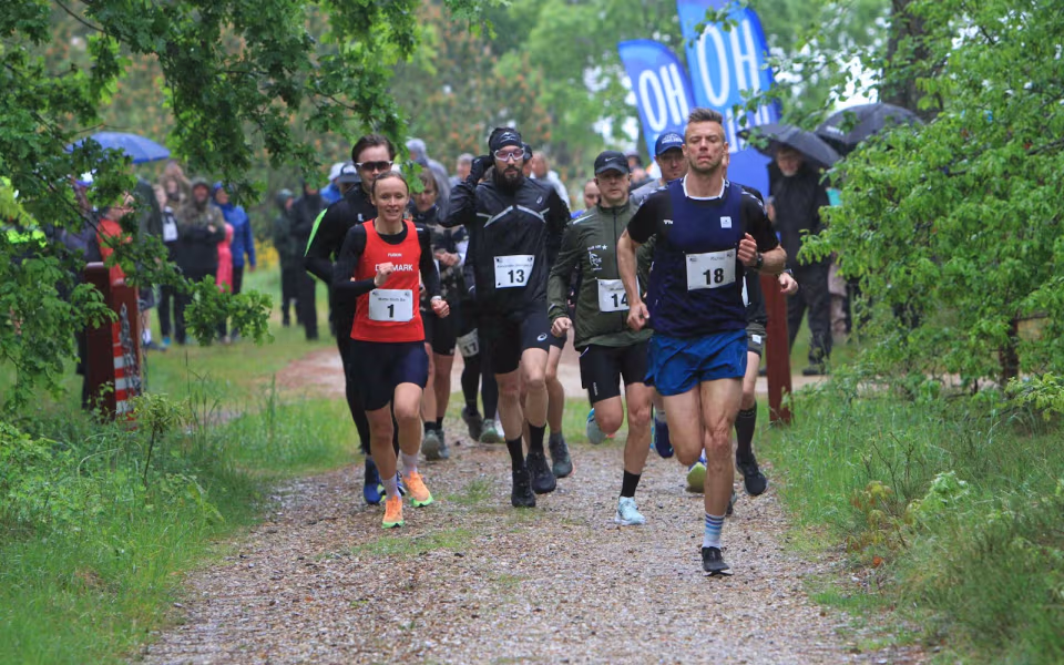 Løbefest trods regn i Ho