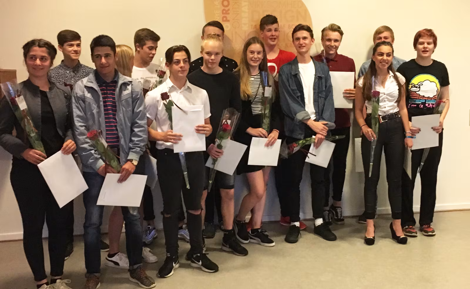 9. klasse på Ansager skoles dimitterede torsdag aften