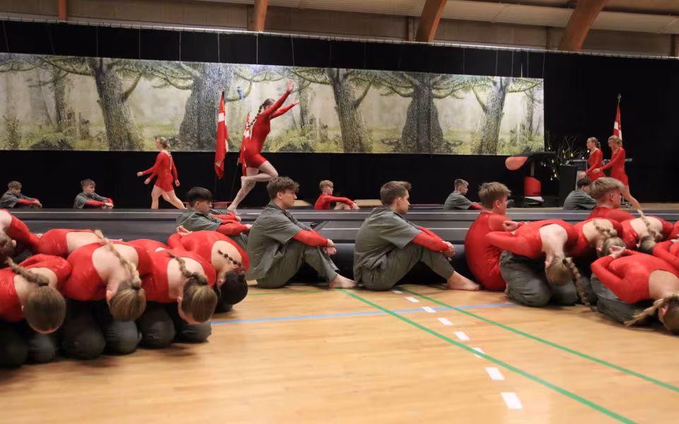 Forårsstemning i Outrup med GUB Gymnastik