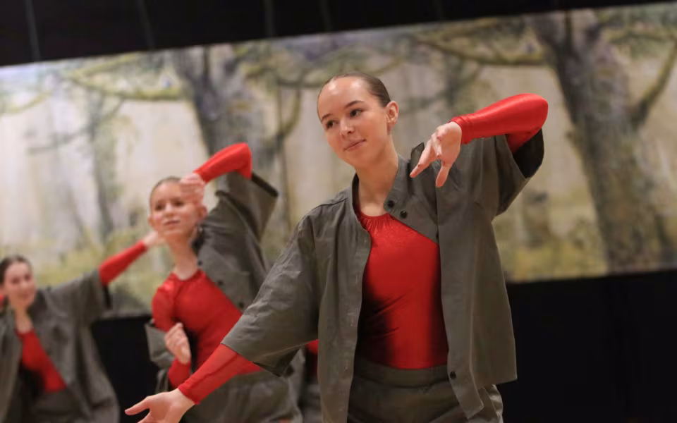 Forårsstemning i Outrup med GUB Gymnastik