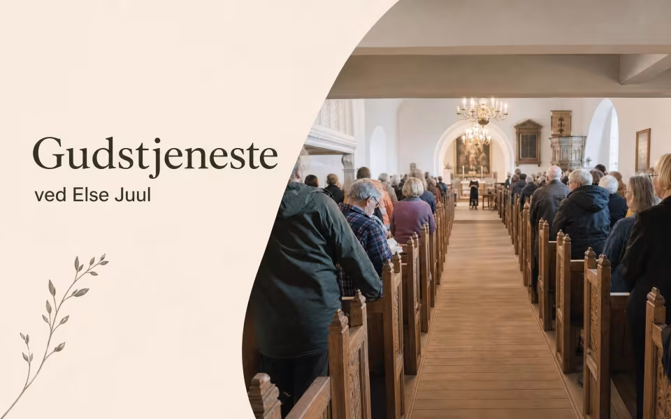 Gudstjeneste ved Else Juul