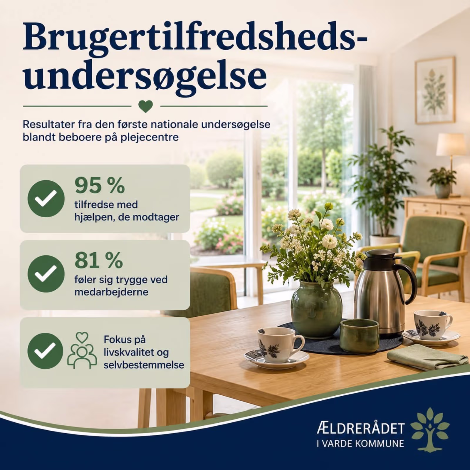 Plejecentre får flotte karakterer