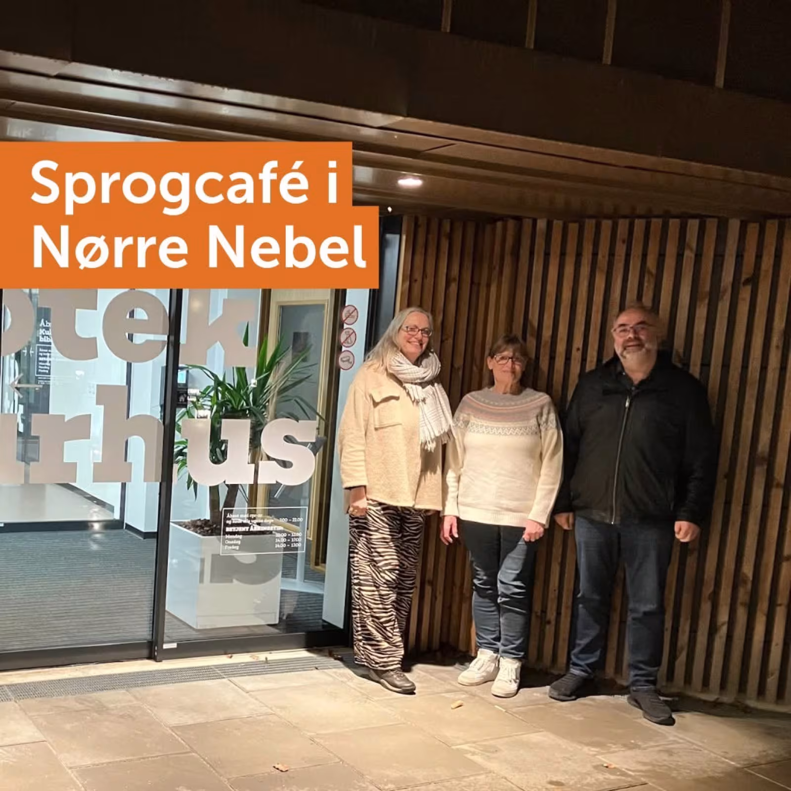 Øv dit dansk i sprogcaféen