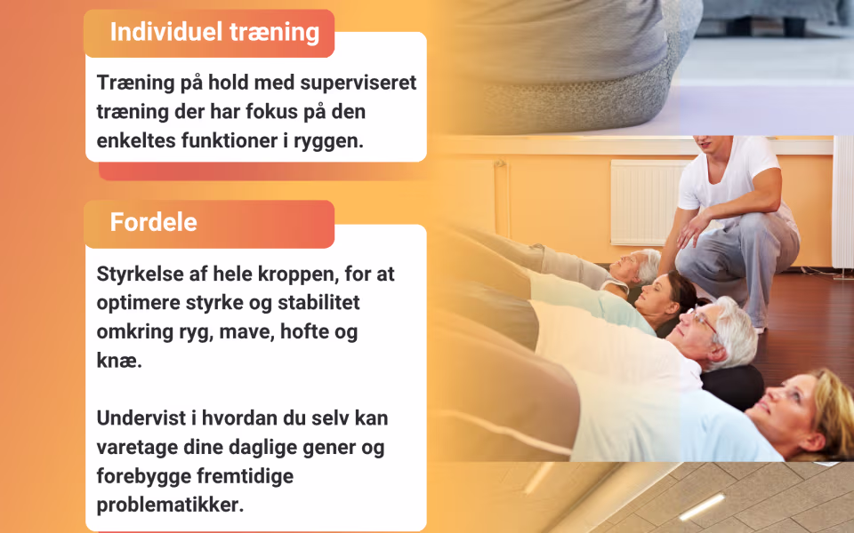 Styrk Ryggen (Holdstart: 4. sep.)