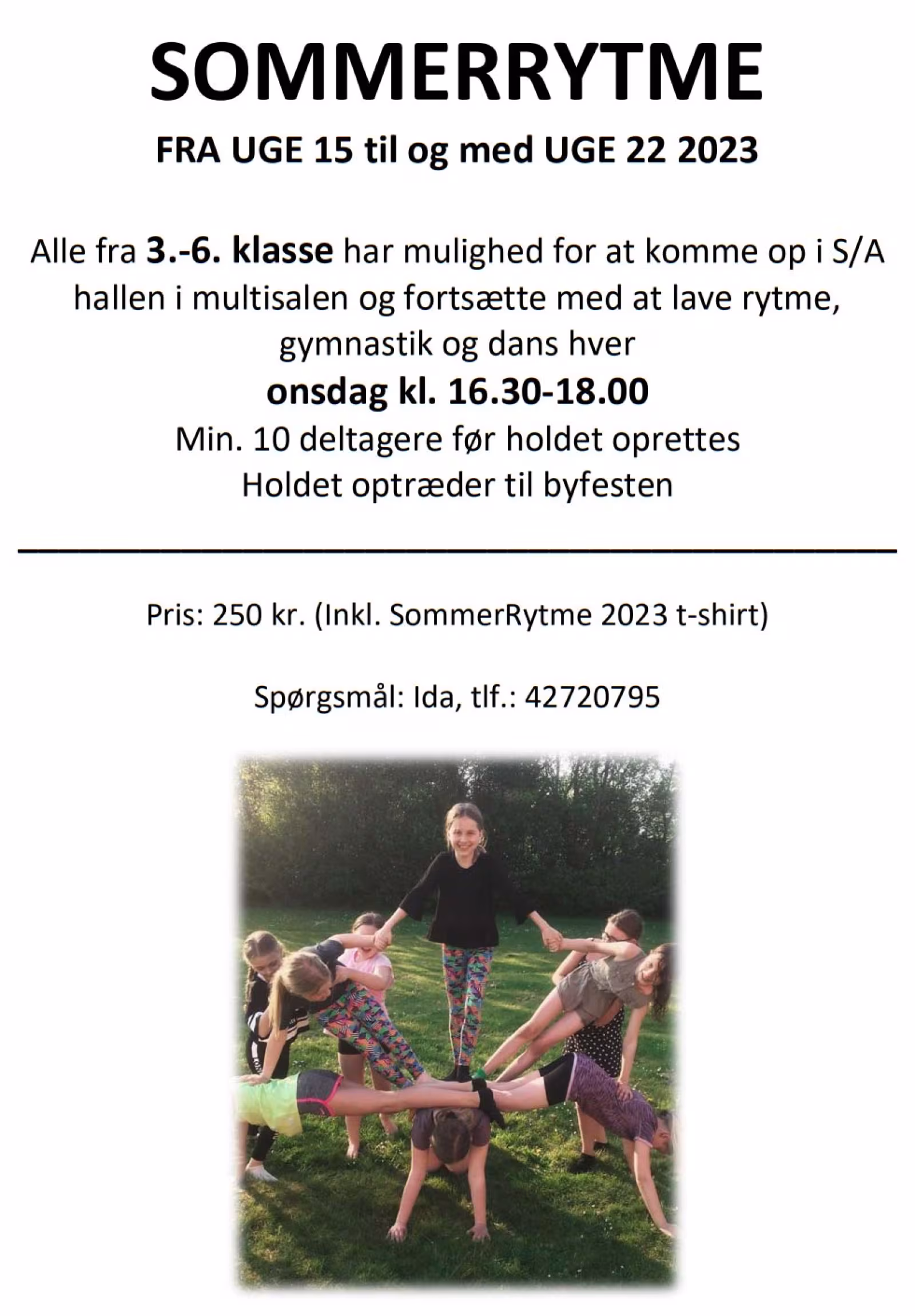 Sommerrytme 3-6 klasse
