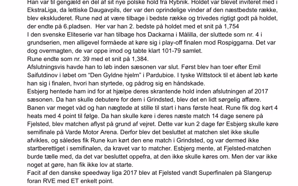 Rune Holta (del 3)