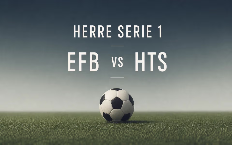 Fodbold, herre serie 1. EFB og HTS