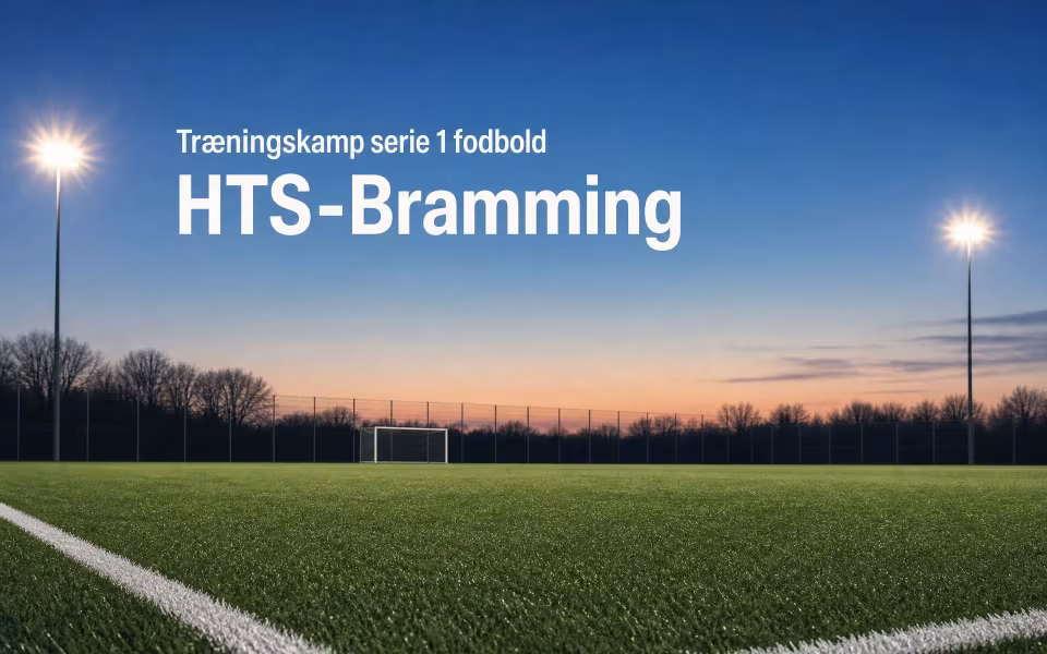 Træningskamp serie 1 fodbold, HTS-Bramming