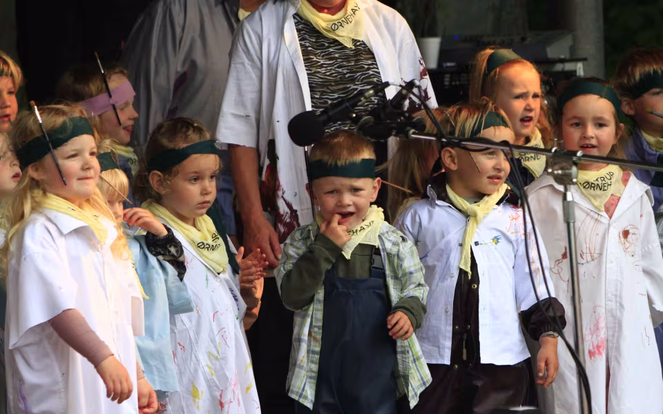 Børnemusik festival i Outrup strålende succes