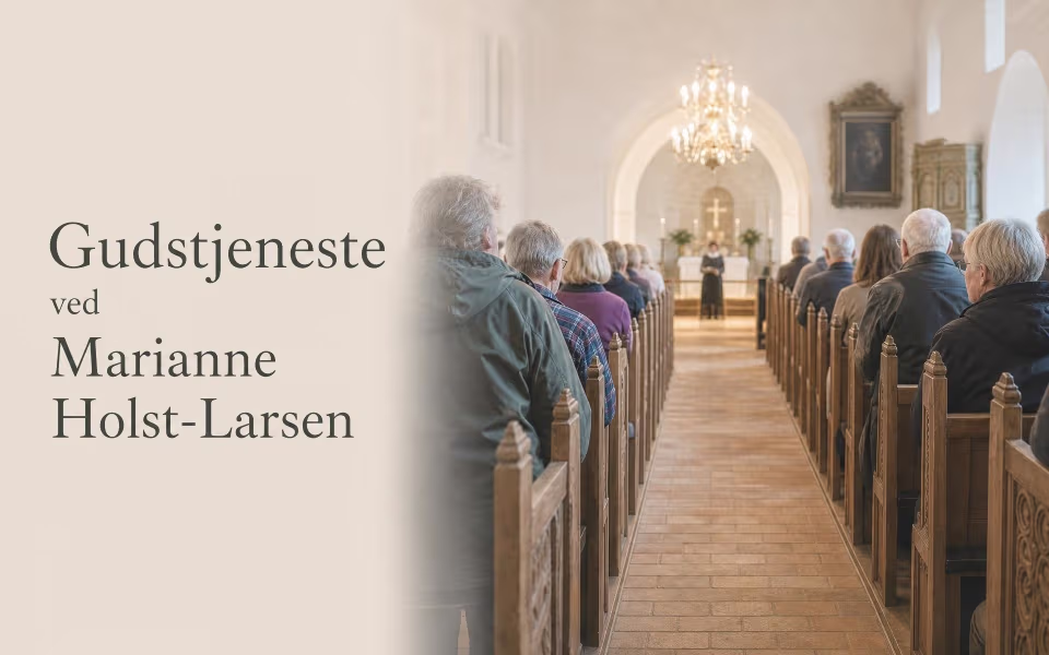Gudstjeneste ved Marianne Holst-Larsen
