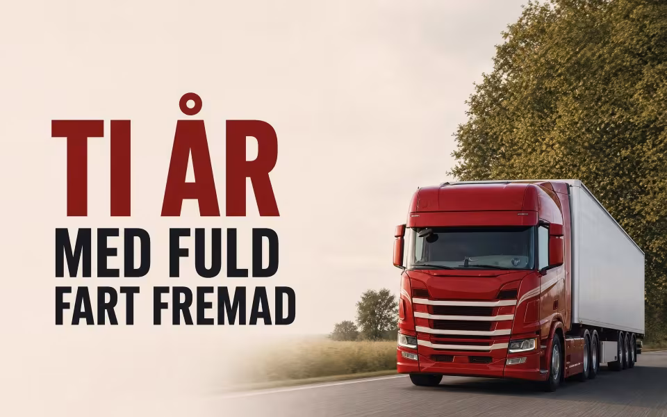 Ti år med fuld fart fremad