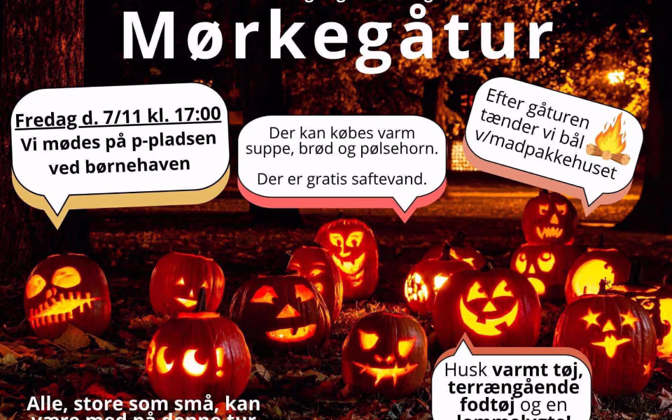 Mørkegåtur og varm suppe for alle