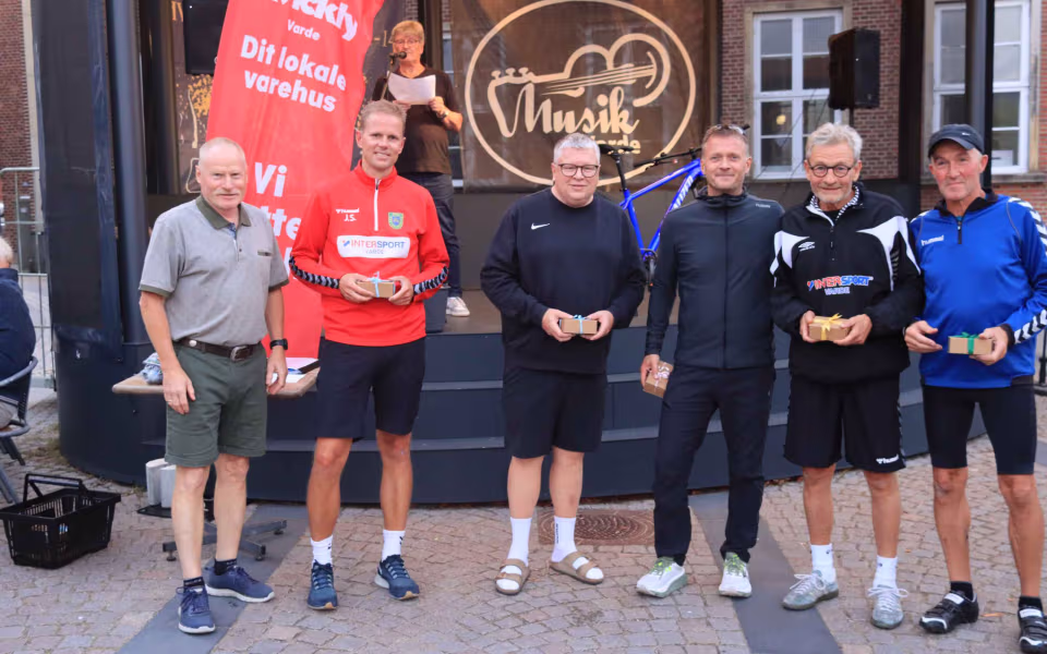 Sponsorløb skabte fest på torvet
